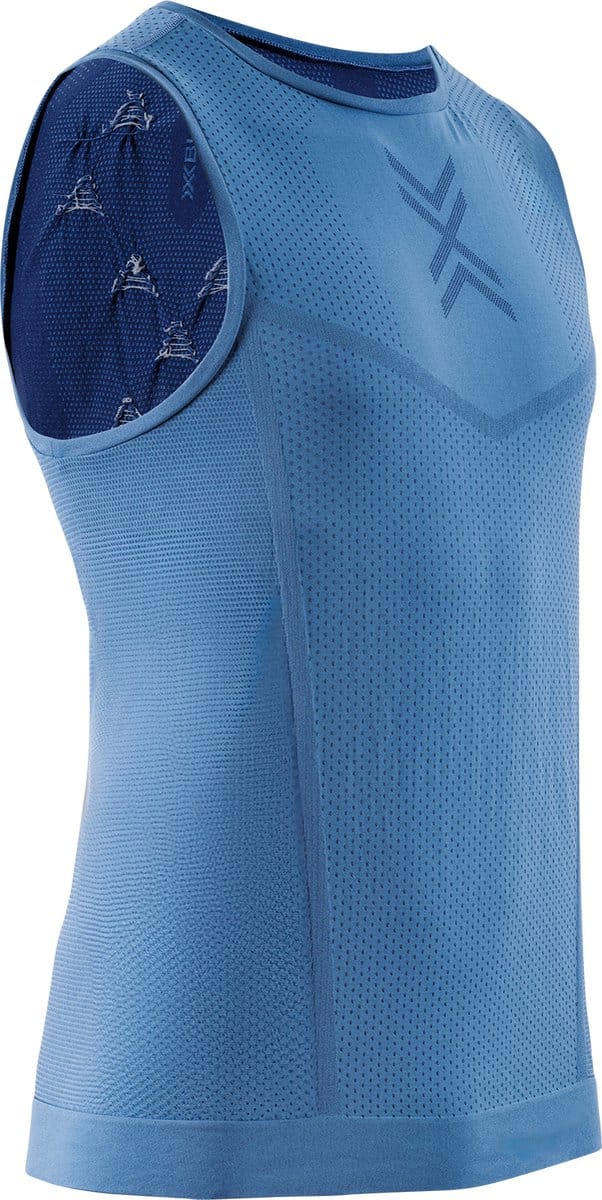 X-Bionic Xceed Run Tanktop Heren Slate Blue/Marine L