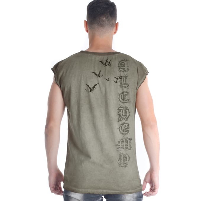 Alchemy England - Gothic Tanktop - Scream mannen top - S tot L - voor Mannen - groen