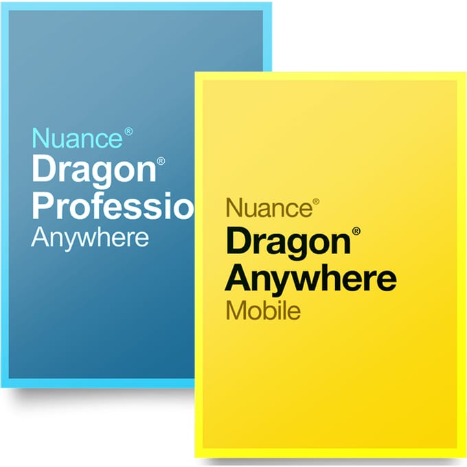Nuance Dragon Professional Anywhere + Dragon Anywhere Mobile 2 Jaar