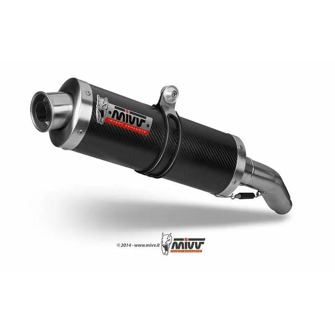 Silencer motorfiets dubbel Mivv Oval Classic Yamaha TDM900