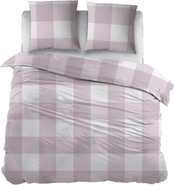 Snoozing Maaike Dekbedovertrek - Extra breed - 260x200/220 cm - Roze