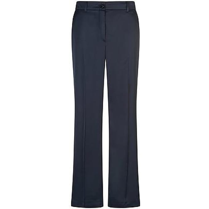 Wijde broek Van Anna Aura blauw