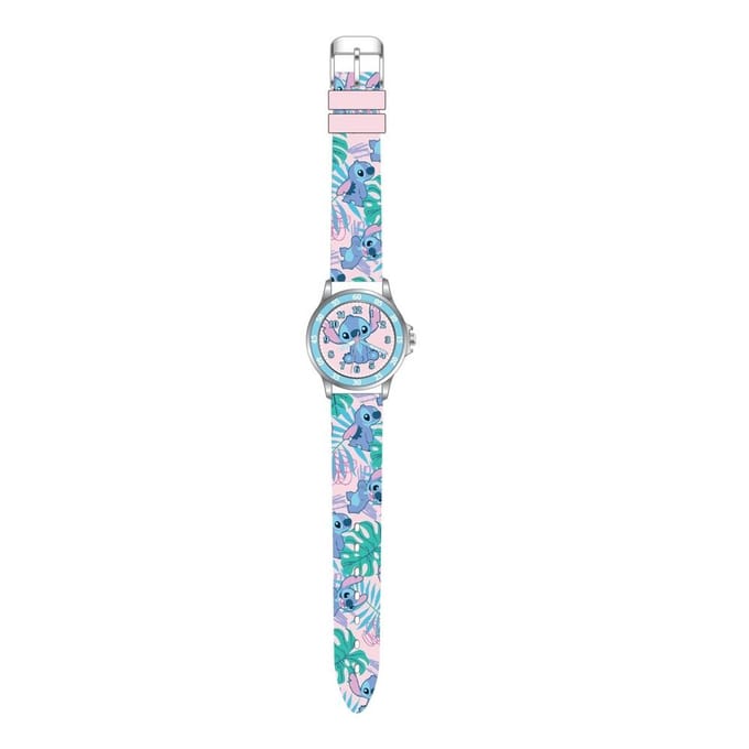 Montre analogique d'apprentissage de l'heure Stitch - KIDS LICENSING - LAS9011 white