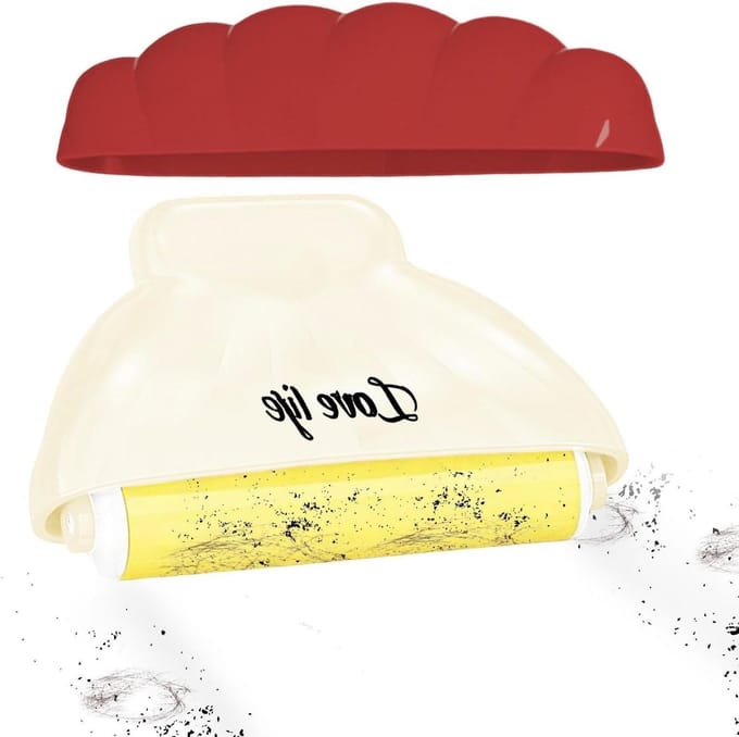 Pluisroller - Verwijderaar Haar - Kleding Verzorgen - Afneembare Behuizing - 6x7x8 cm - Wit