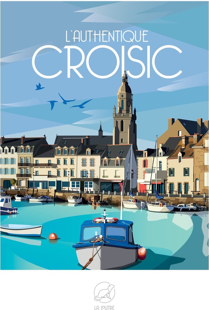 La Loutre puzzel CROISIC - 1000 stukjes legpuzzel volwassenen.