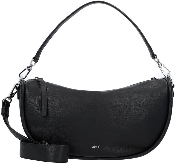 abro Willow Dalia - Schoudertas 36 cm (black/nickel)