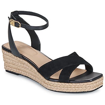 Sandalen met sleehak Tommy Hilfiger LEATHER