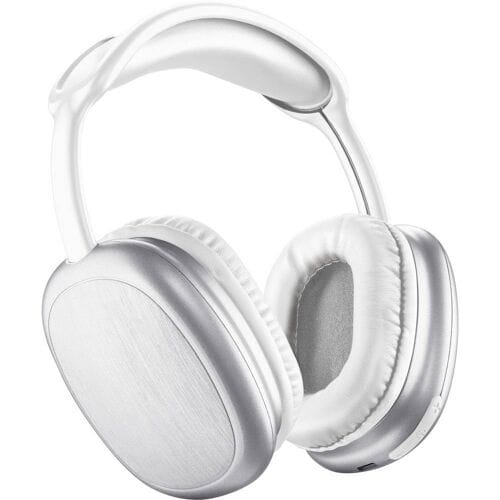 Cellularline Over Ear headset Bluetooth, Draadloos, Kabel Wit Volumeregeling, Microfoon uitschakelbaar (mute)