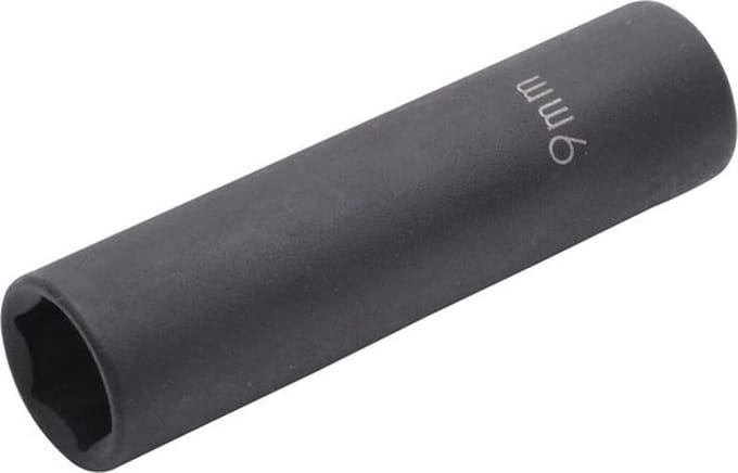 SW-Stahl S3224-2 IMPACT dopsleutelinzet, 9 mm, extra lang, met 6,3 mm (1/4") aandrijving