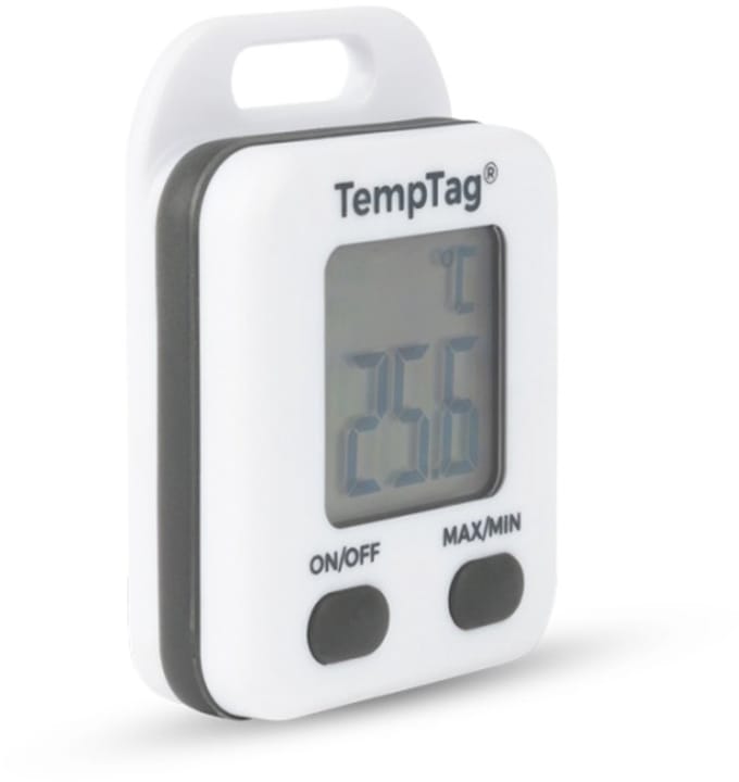 ETI - 'Temptag' Sleutelhanger Thermometer - Max/Min Functie - IP65 - Wit