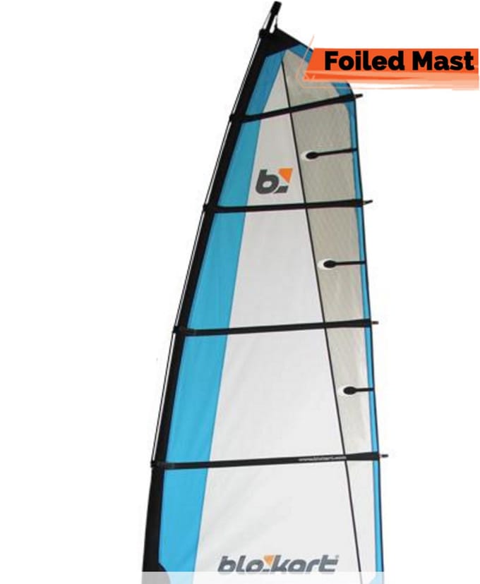 Mastbeschermer Blokart Mast Protector Foil set XMP0106 Zwart