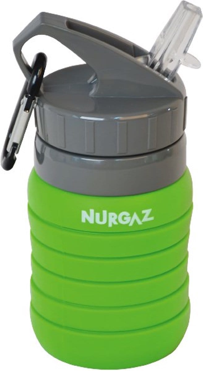 Siliconen Fles 750 ML GROEN - Opvouwbaar
