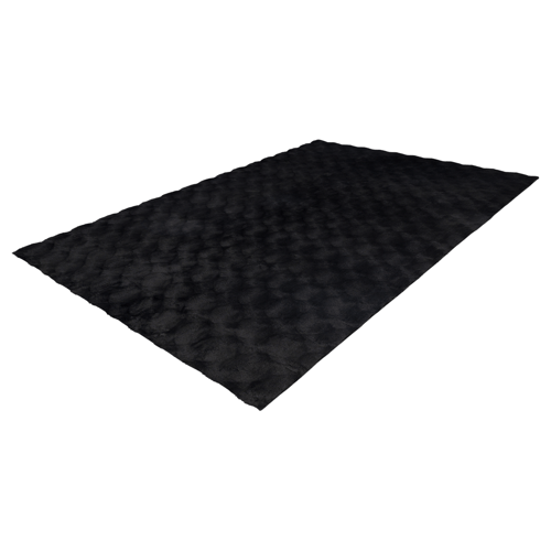 Vloerkleed Diamond Cut 800 antraciet – 80 x 150 cm – 100% polyester, machinegeweven