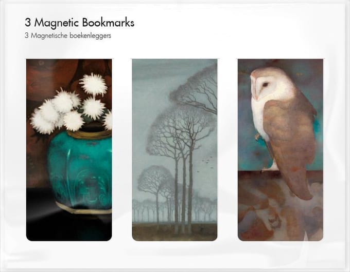 Set van 3 Magnetische Boekenleggers, Jan Mankes