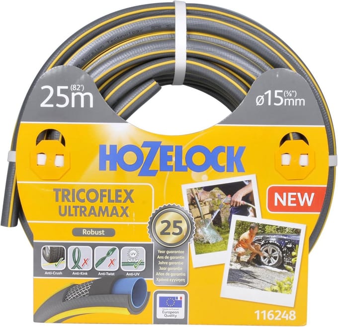 Flexibele Tricoflex Slang 25 Meter - 15 mm Tuinslang voor Watergeven