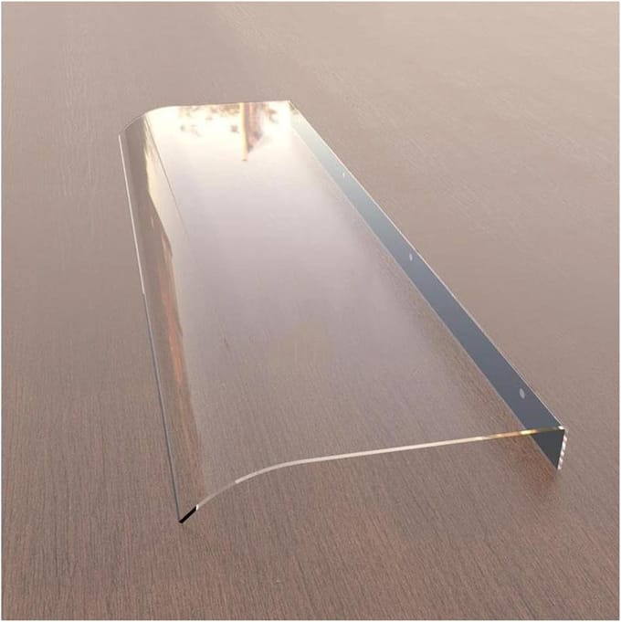 Buitenterras Overkapping - Deur Luifel - Bescherming Buiten - Weerbestendig Polycarbonaat - 40x150cm - Transparant