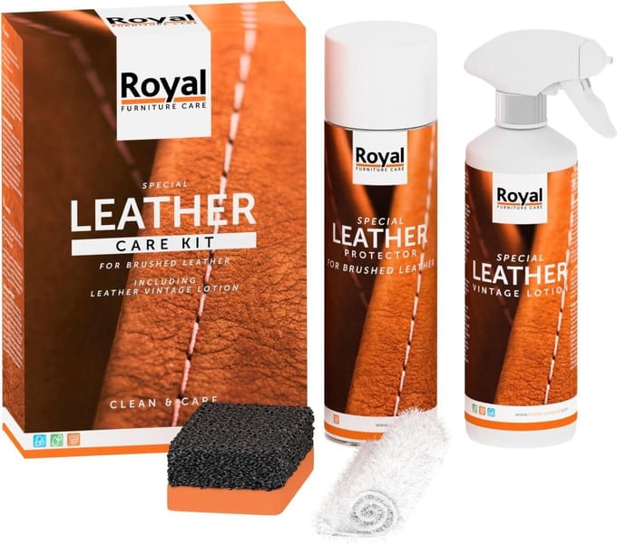 Royal Leather Care Kit - Brushed & Vintage Leather