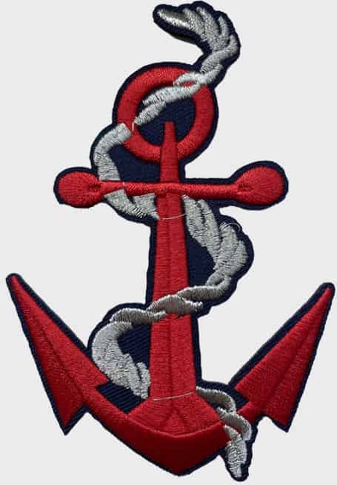 Patchy® – Anker Strijkpatch - Strijkapplicatie - Strijkembleem - Badge - Patches