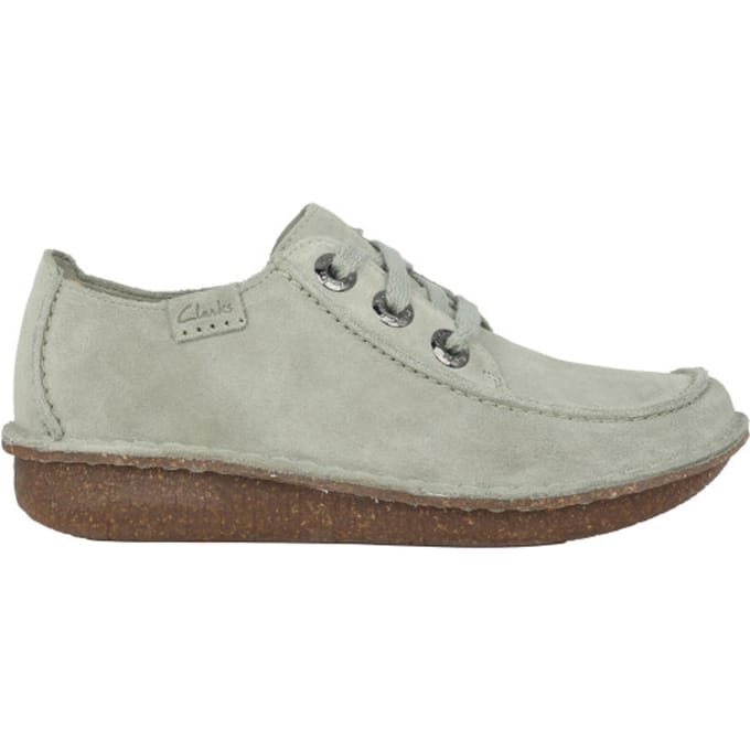 Clarks Funny Dream - dames veterschoen - Groen - maat 38 (EU) 5 (UK)