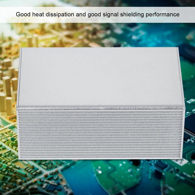 43x66x100mm Aluminiumlegering Projectbehuizing Case Shell Behuizing Accessoires voor GPRS Printplaat
