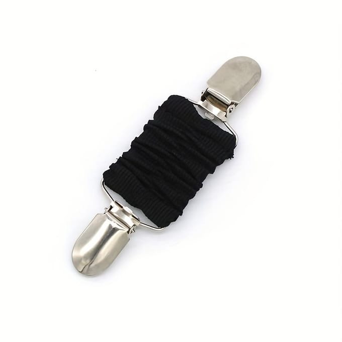 Pince à vêtements élastique Broches Pull Châle Cape Épingles pour femmes Filles Vêtements blanc