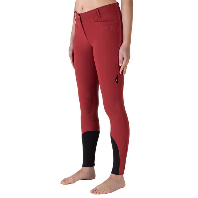 Rijbroek mid grip dames Equiline Eqash Strass