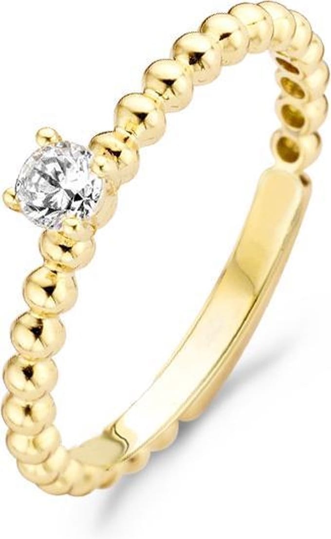 Blush Ring 1111YZI -  Geel Goud (14Krt.) met Zirconia