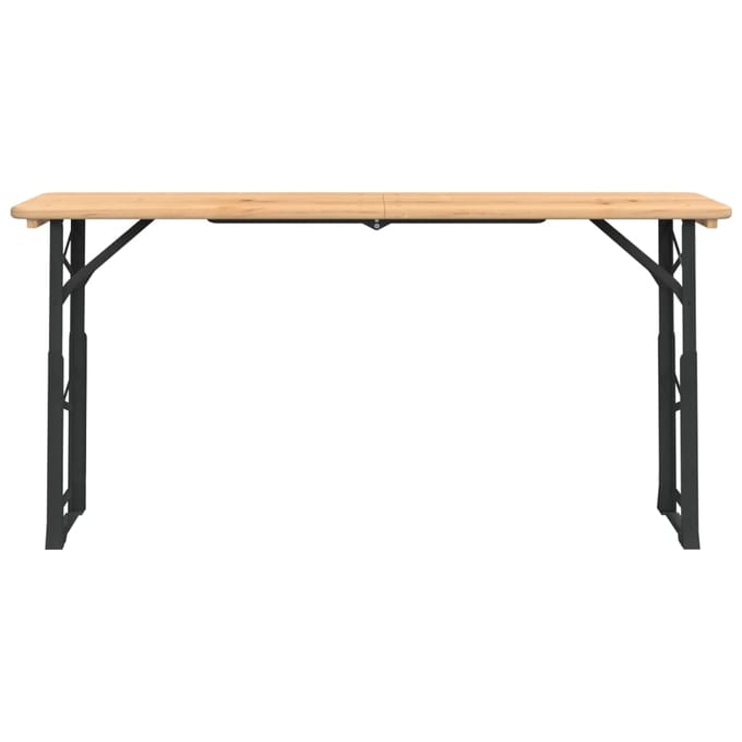 vidaXL - Biertafel - inklapbaar - 170x50x75/105 - cm - massief - vurenhout