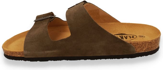 Plakton Heren Slipper Barna Castor | Kaki | Maat: 40