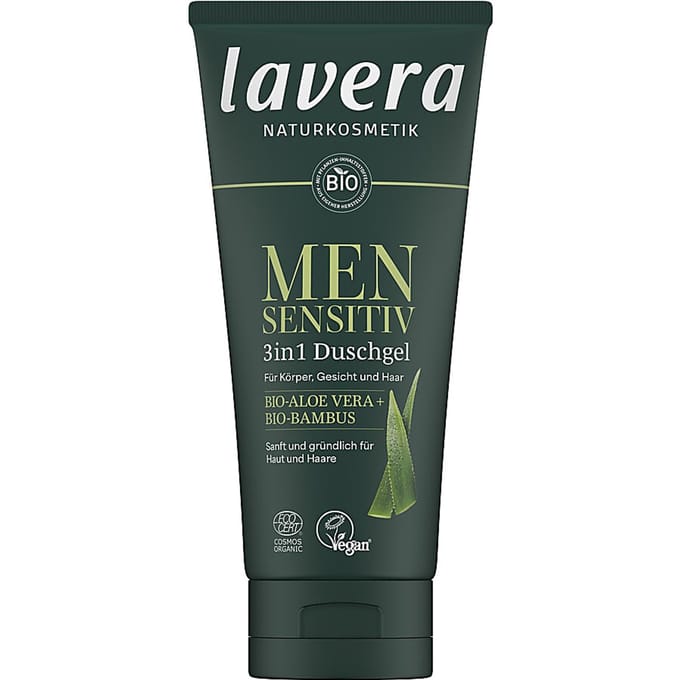 Lavera Men Sensitiv 3 in 1 Douche-Shampoo