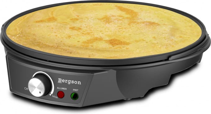 Bergson BCP612 - Pannenkoekenmaker - Crêpe Maker -  Ø30 cm - 1200 Watt