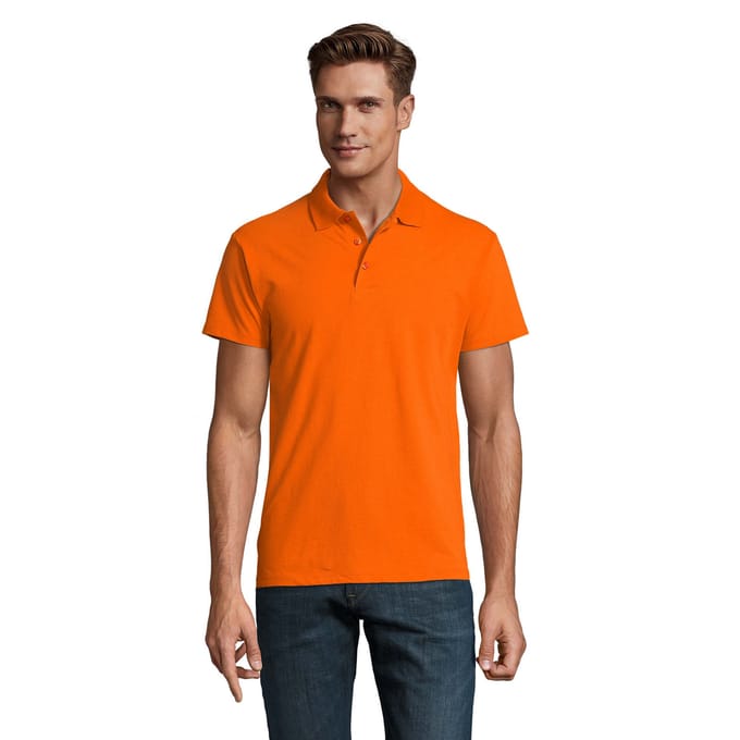 SOLS Heren Lente II Poloshirt (Oranje)