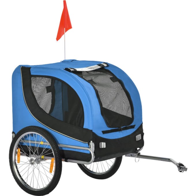 4goodz Pawhut hondentrailer fietskar /zwart