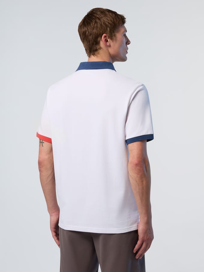 North Sails Polo overhemd Met contrasterende boorden