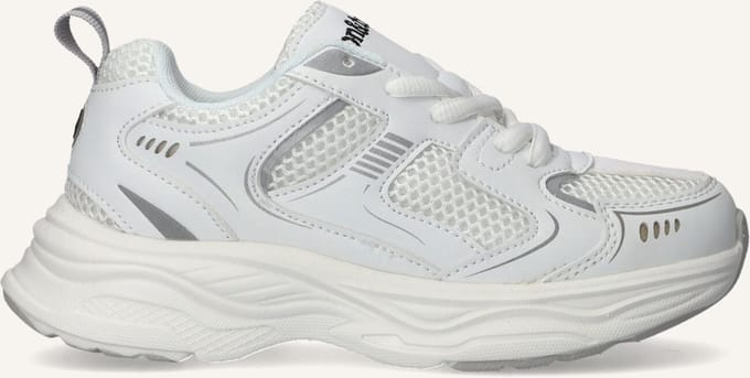 Ton & Ton Jongens Lage sneakers Chunky zool Eisa - Wit - Leatherlook - Maat 31