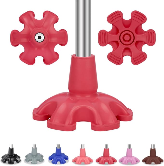 Zelfstaande Antislip Dop voor Wandelstok - Rubber 19mm Voetstuk