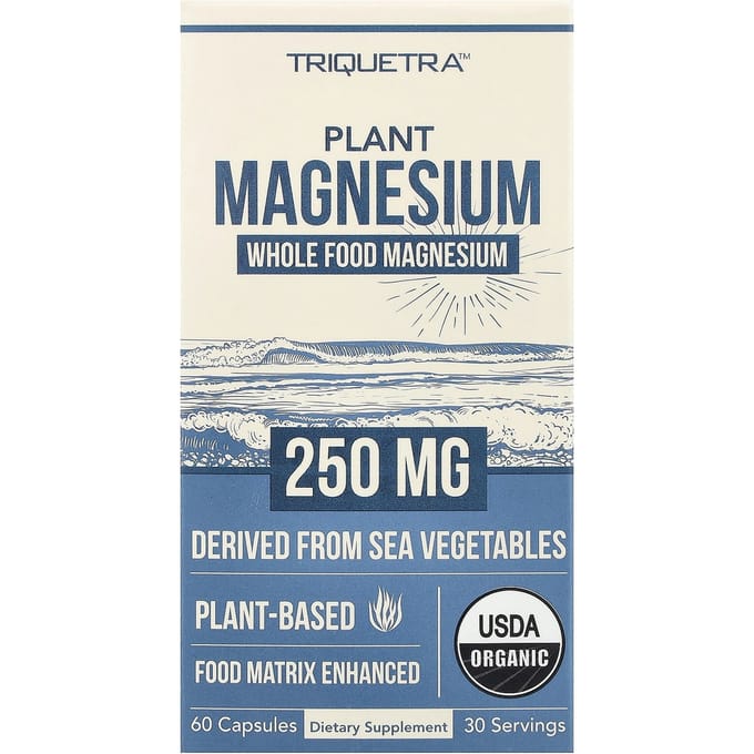 Triquetra Health, Plantaardig Magnesium, 60 Capsules