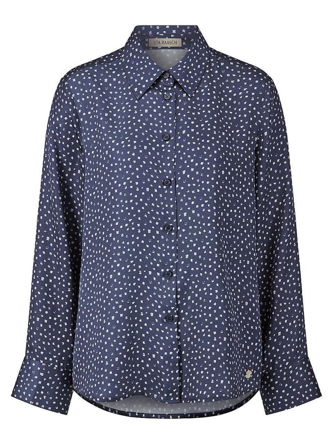 Blouse lange mouwen Van Uta Raasch blauw