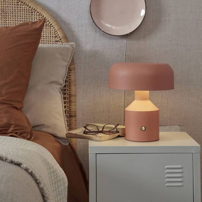 IT´S ABOUT ROMI IT'S ABOUT ROMI tafellamp Porto, 30 cm, terracotta, metaal