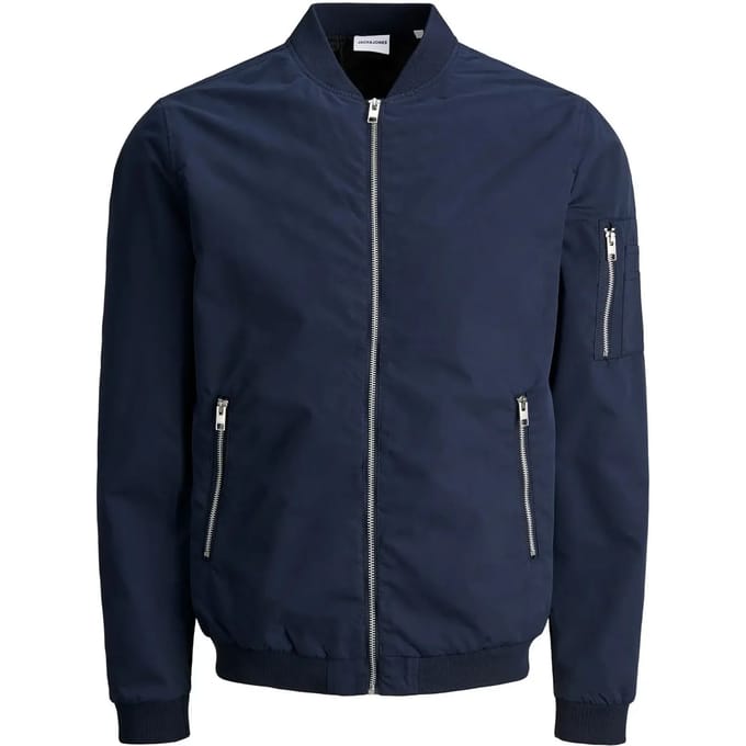 JACK & JONES ESSENTIALS bomberjack JJERUSH  navy blazer