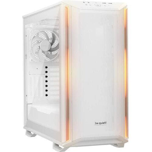 BeQuiet DARK BASE 701 White Midi-tower PC-behuizing Wit 3 voorgeïnstalleerde ventilators, Zijvenster