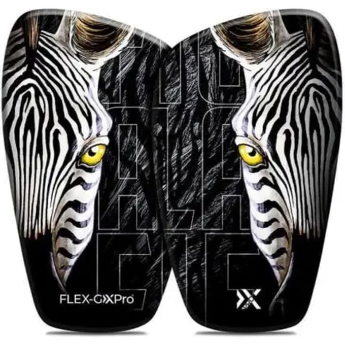 Scheenbeschermers Gearxpro FLEX-GXPro Icon - Zebra