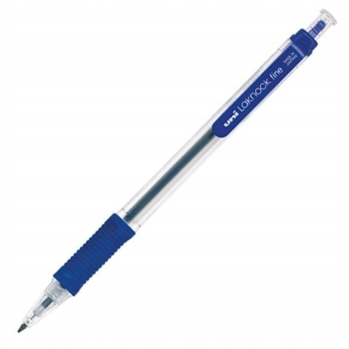 Uni SN-101 Blauwe Balpen 0.7mm - Sneldrogend & Waterdicht