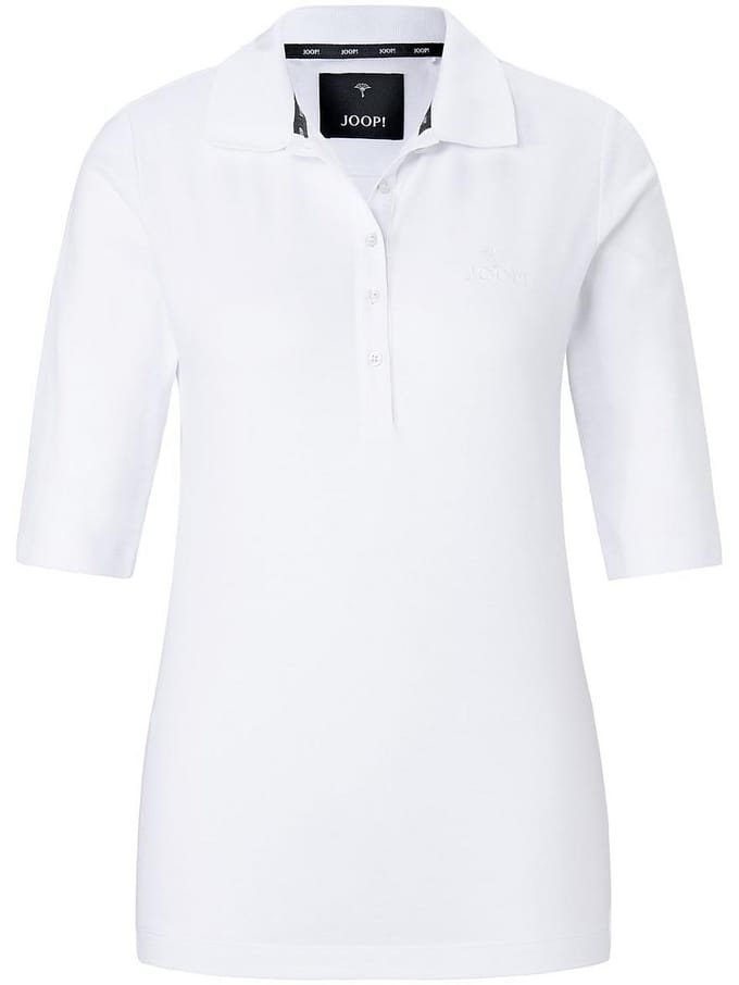 Poloshirt knoopsluiting Van Joop! wit