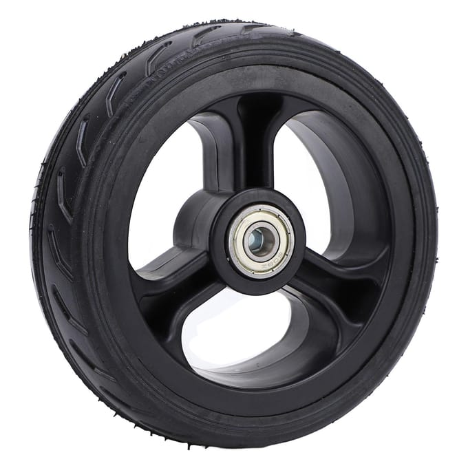 5 Inch Massief Rubber Wiel met Lager Vervangingswiel voor Grastrimmer Handwagen Trolley