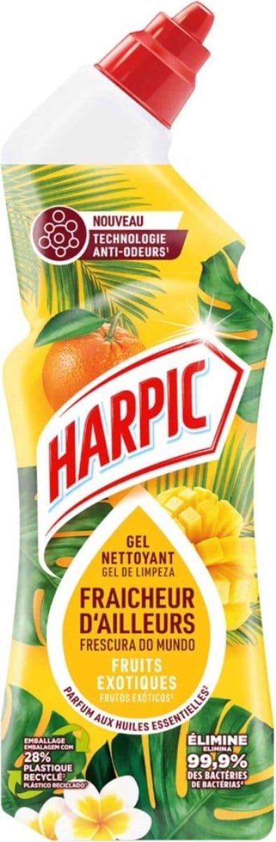 Harpic - Toiletreiniger - Gel - Exotisch Fruit Parfum - 750 ml