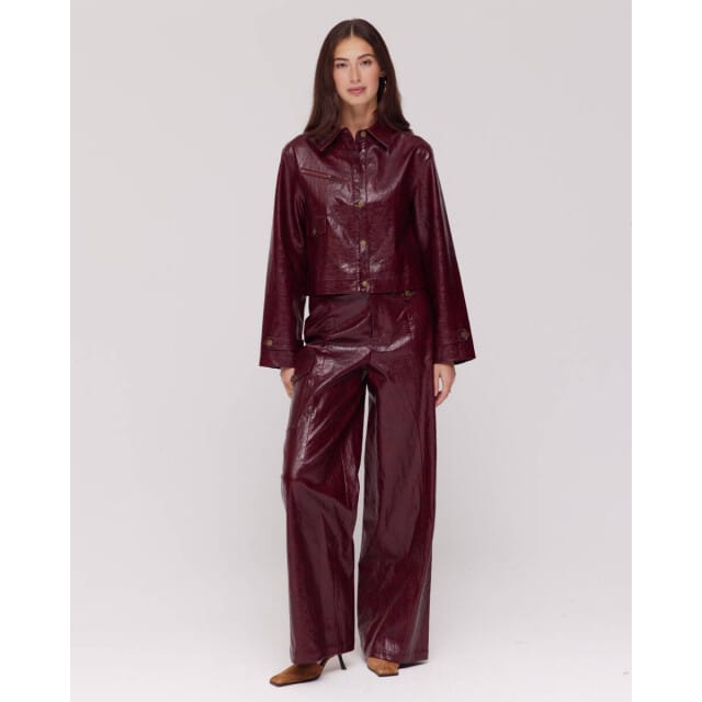 Harper & Yve Broek Bodi Pa Ss6n100 325 Red Wine Dames Maat - S