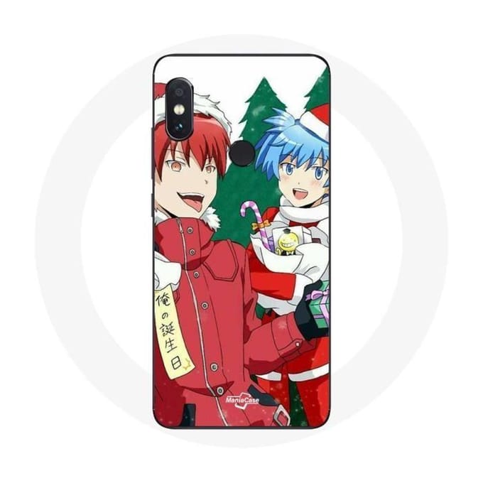 Coque pour Xiaomi Redmi Note 5 Pro Karma et Nagisa Assassination Classroom Anime Christmas day