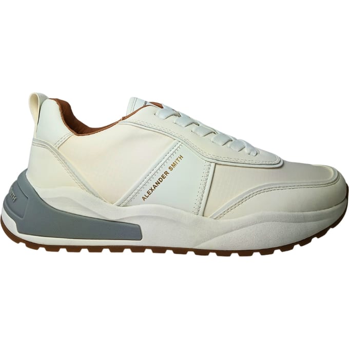 Mannenschoenen Alexander Smith Sneakers Eco-Dover, totaal wit