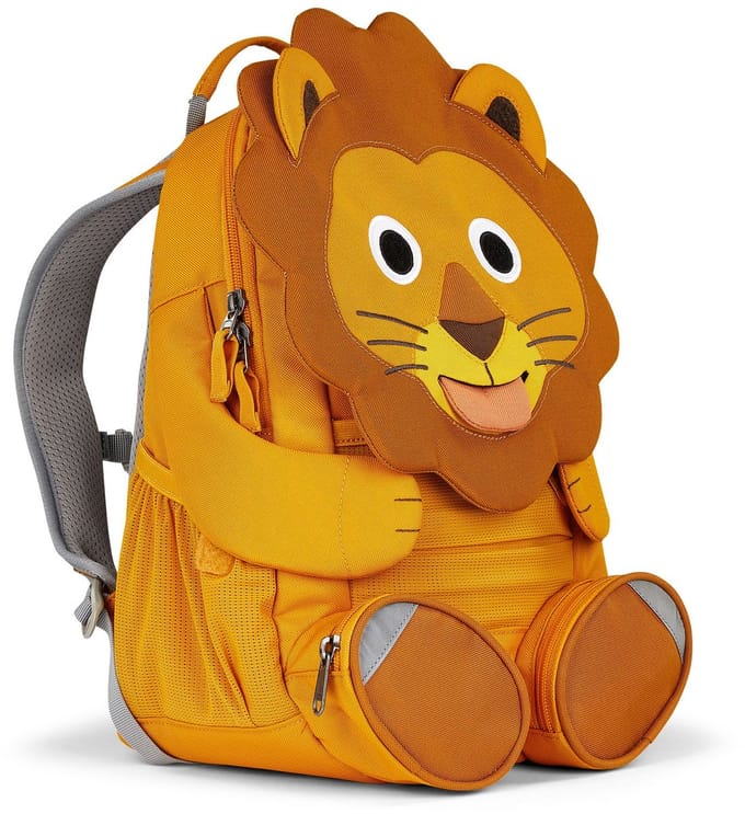 Affenzahn Wandelrugzak Rugzak Großer Freund Backpack Löwe #2 Mosterdgeel